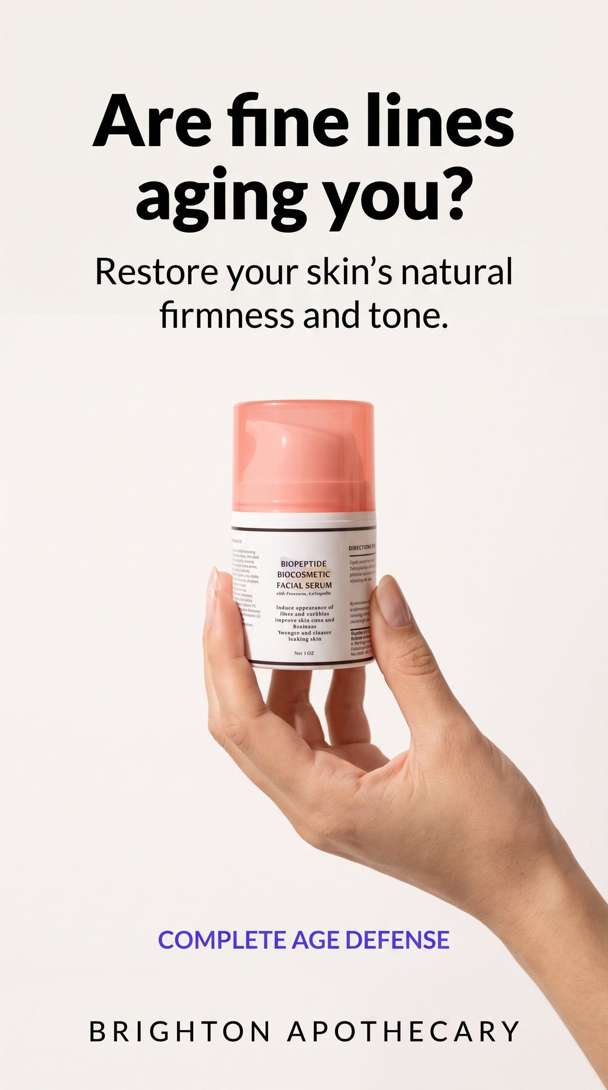 Biopeptide Face Serum with Pure GHK-Copper