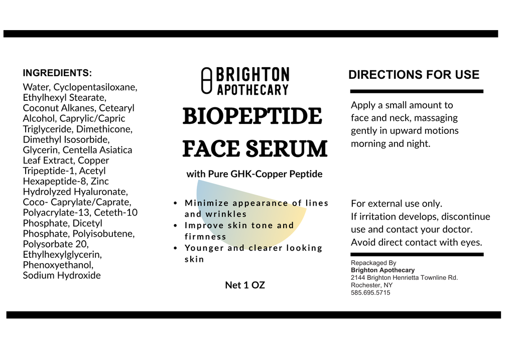 Biopeptide Face Serum with Pure GHK-Copper
